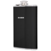 Flasques Black Flask 8oz Cadeaux Personnalisés Pour Hommes (Gauche)