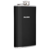 Flasques Black Flask 8oz Cadeaux Personnalisés Pour Hommes (Droite)