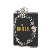Flasques Black Gold Heart Bride (Gauche)