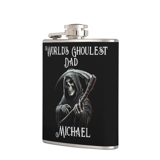 Flasques Black Grim Reaper le papa le plus froid du monde (Gauche)