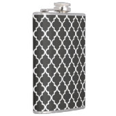 Flasques Black Quatrefoil (Droite)