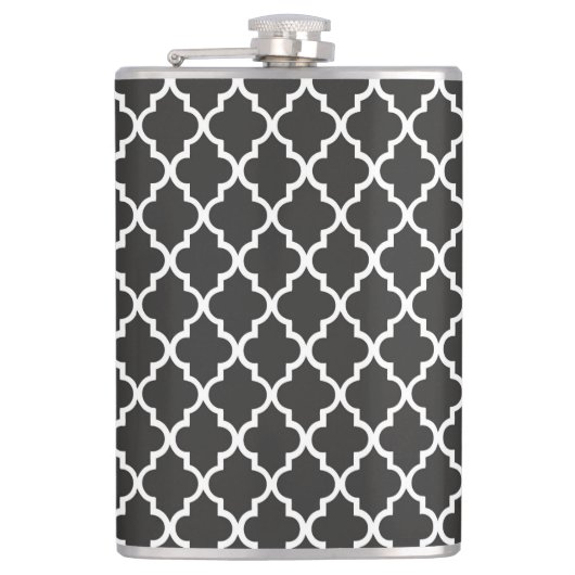 Flasques Black Quatrefoil (Devant)