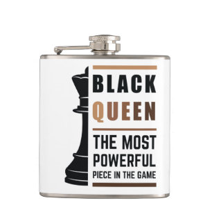Flasques Black Queen La Pièce La Plus Puissante Dans Le Jeu