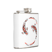 Flasques Black & Red Japanese Koi Fish Artistic (Droite)