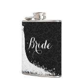 Flasques Black White dentelle Mariage robe mariée (Gauche)