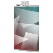 Flasques blanc bordeaux turquoise (Gauche)