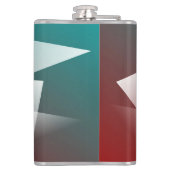 Flasques blanc bordeaux turquoise (Dos)