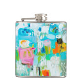 Flasques Bleu Abstrait (Devant)