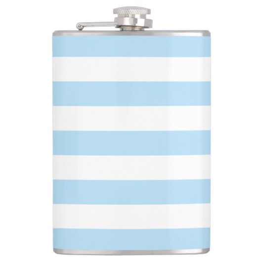 Flasques Bleu, Blancs, Motif rayé (Devant)