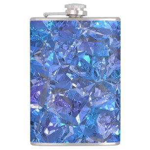 Flasques Bleu cristal et violet