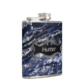 Flasques Bleu et argent de saphir (Droite)