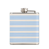 Flasques Bleu et beige cinq rayures motif (Dos)