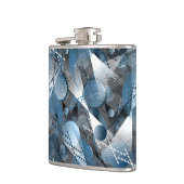 Flasques Bleu et gris. Résumé. (Gauche)