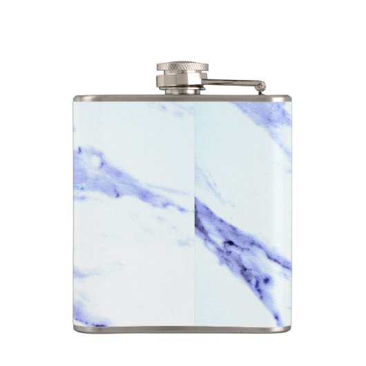 Flasques Bleu et Marbre blanc (Dos)