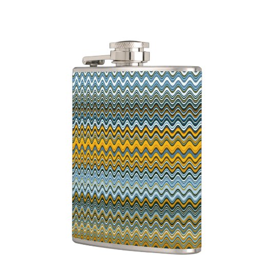 Flasques Bleu et or (Gauche)