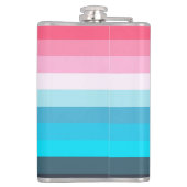 Flasques Bleu et rose Tons (Dos)