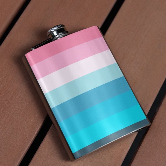 Flasques Bleu et rose Tons