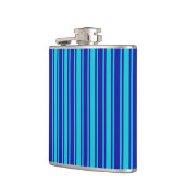 Flasques Bleu et turquoise bandes bonbons (Gauche)