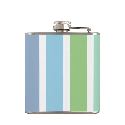 Flasques Bleu et vert (Dos)