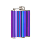 Flasques Bleu et violet bandes verticales (Droite)