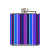 Flasques Bleu et violet bandes verticales (Dos)