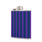 Flasques Bleu et violet bonbons rayés (Gauche)