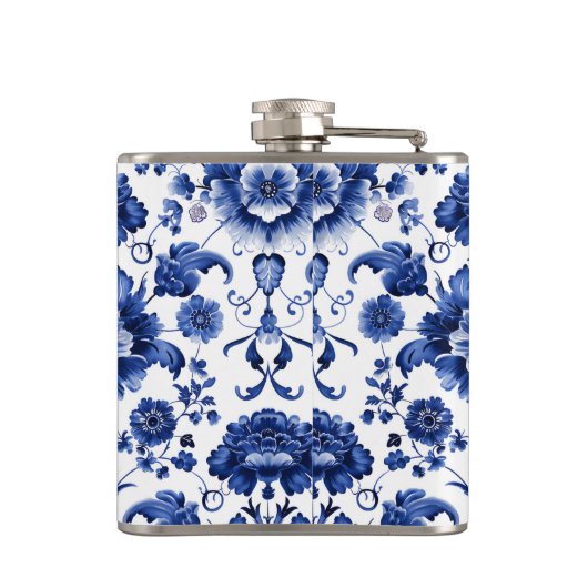 Flasques Bleu floral (Dos)