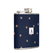 Flasques Bleu foncé et Rose Or rose des étoiles Stars (Droite)