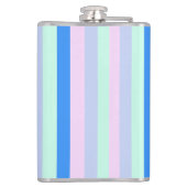 Flasques Bleu, Lavande, Rose et Monnaie Pastel Grandes vert (Dos)