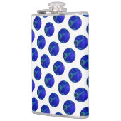 Flasques Bleu Polka Dot Pelouse Bowles, (Gauche)