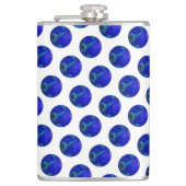 Flasques Bleu Polka Dot Pelouse Bowles, (Devant)