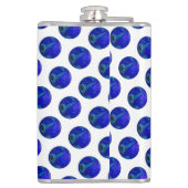 Flasques Bleu Polka Dot Pelouse Bowles, (Dos)