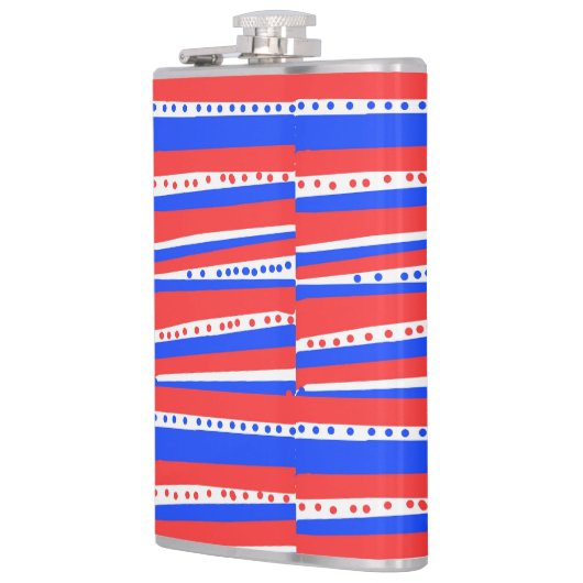 Flasques Bleu rouge Cercles Bleu (Gauche)