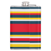 Flasques Bleu rouge Jaune Uniforme rayures (Dos)