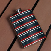 Flasques Bleu Rouge uniforme rayures