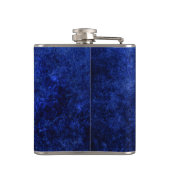 Flasques Bleu saphir | Cobalt Azure Briding Party Monogramm (Dos)