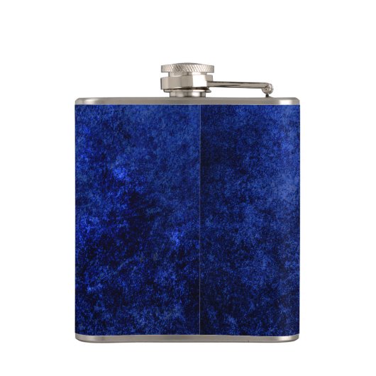 Flasques Bleu saphir | Cobalt Azure Briding Party Monogramm (Dos)