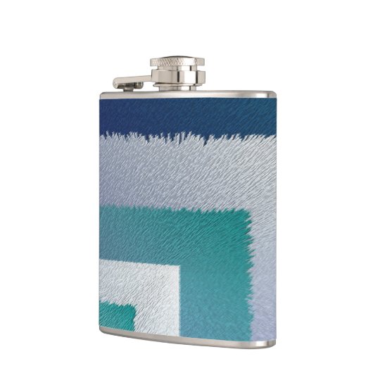 Flasques bleu turquoise gris ex pastel (Gauche)