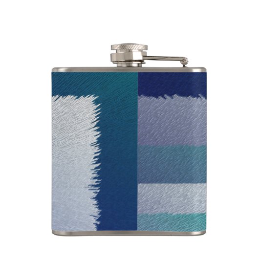 Flasques bleu turquoise gris ex pastel (Dos)