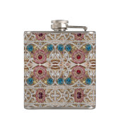 Flasques bleu turquoise or bordeaux rose bohème (Dos)