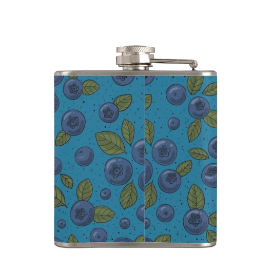 Flasques Bleus sur bleu (Dos)