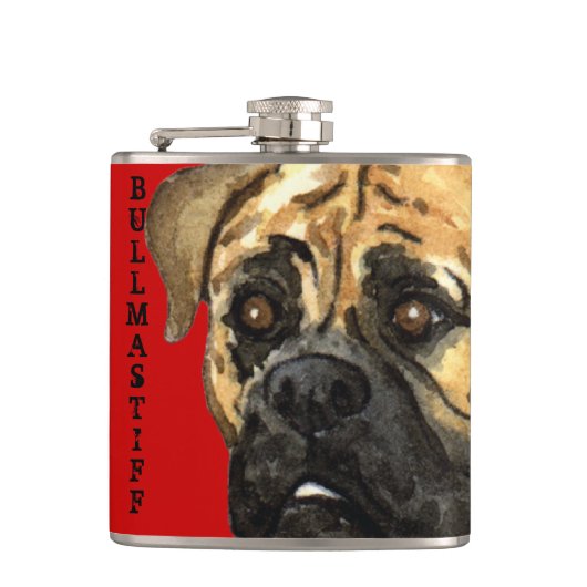 Flasques Bloc couleur Bullmastiff (Devant)