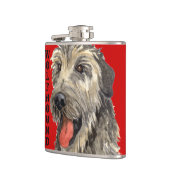 Flasques Bloc de couleur Wolfhound irlandais (Gauche)