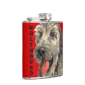 Flasques Bloc de couleur Wolfhound irlandais (Droite)
