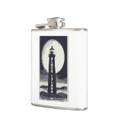 Flasques Block Island Lighthouse Rhode Island Moon (Gauche)