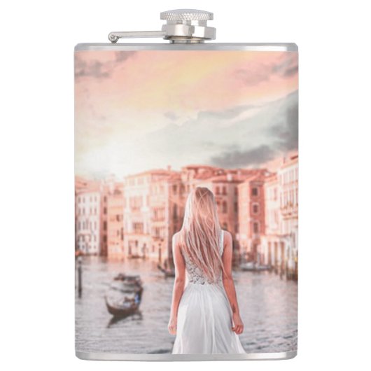 Flasques Blondie Dans Venise Romantique (Devant)