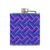 Flasques Blue and purple stripes weave (Dos)