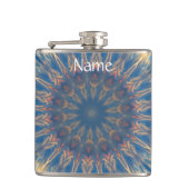 Flasques Blue Chakra Kaleidoscope Thunder_Cove (Devant)