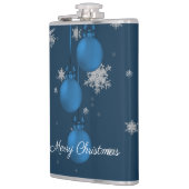 Flasques Blue Christmas Ornements Flamme de Fête (Gauche)