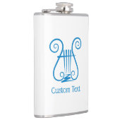 Flasques Blue Lyre (Droite)